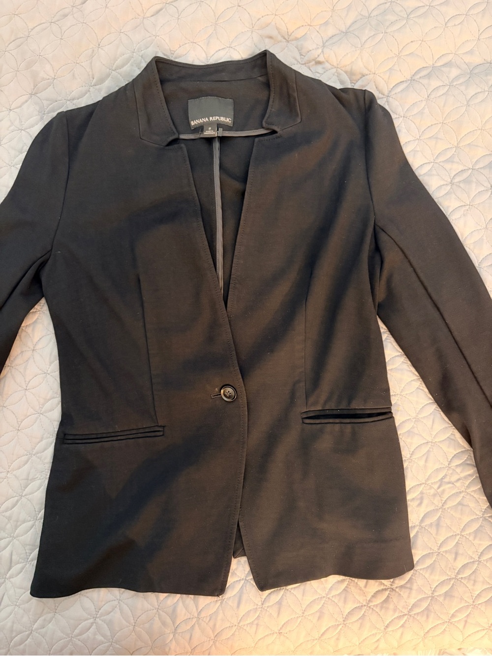 Banana Republic Black Women's Tailored Blazer Jacket | Size 2